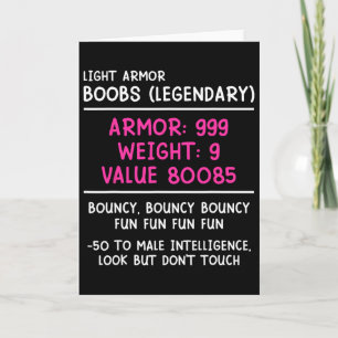 Gamer-Brust (legendär) Video-Player Gaming-Mädchen Karte