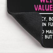 Gamer-Brust (legendär) Video-Player Gaming-Mädchen Mousepad (Ecke)