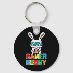Gamer Bunny Niedlich Easter Video Game Boys Kind Schlüsselanhänger