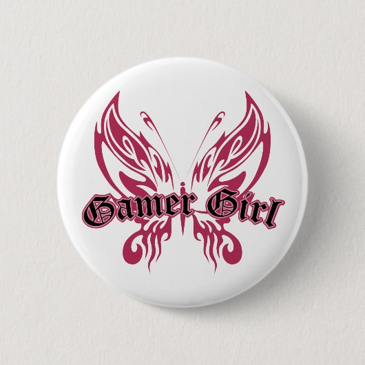 Gamer Butterfly Button (Vorderseite)