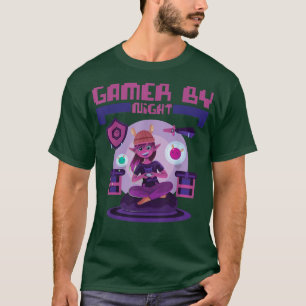 Gamer By NightAnime GamerOtaku Japanische Ästhetik T-Shirt