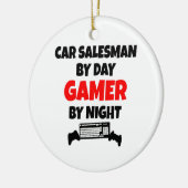 Gamer Car Salesman Keramik Ornament (Links)