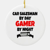 Gamer Car Salesman Keramik Ornament (Hinten)