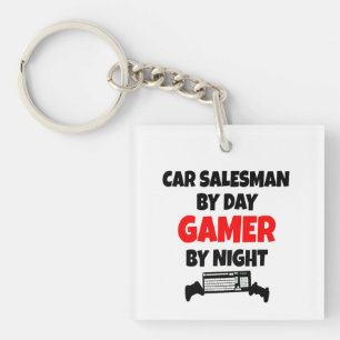 Gamer Car Salesman Schlüsselanhänger