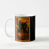 Gamer Cat Eating Ramen Japanese Style  Kaffeetasse (Links)