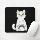 Gamer Cat Video Game Controller Niedlich Gaming Ge Mousepad (Mit Mouse)