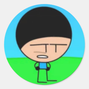 Gamer-Chance-Aufkleber Runder Aufkleber