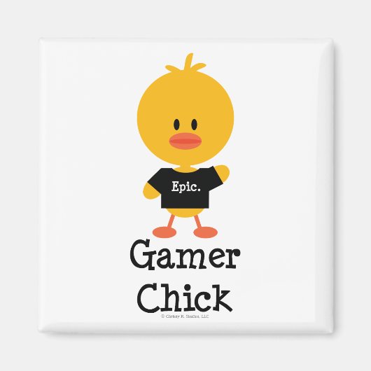 Gamer Chick Magnet (Vorne)