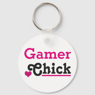 Gamer Chick Schlüsselanhänger