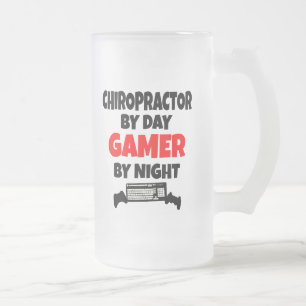 Gamer Chiropraktor Mattglas Bierglas