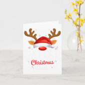 Gamer Christmas Deer Pjs Xmas Familie Matching Karte (Gelbe Blume)