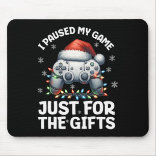 Gamer Christmas Gaming Xmas Video Games Boys Chris Mousepad