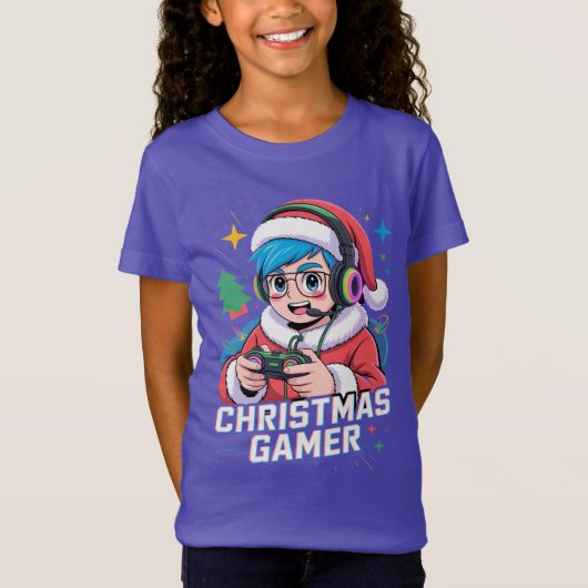 Gamer Christmas Gifts Cool Kids Holiday Gamer  T-Shirt (Vorderseite)