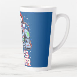 Gamer Christmas Gifts Cyber Santa Robot Xmas Gamer Milchtasse