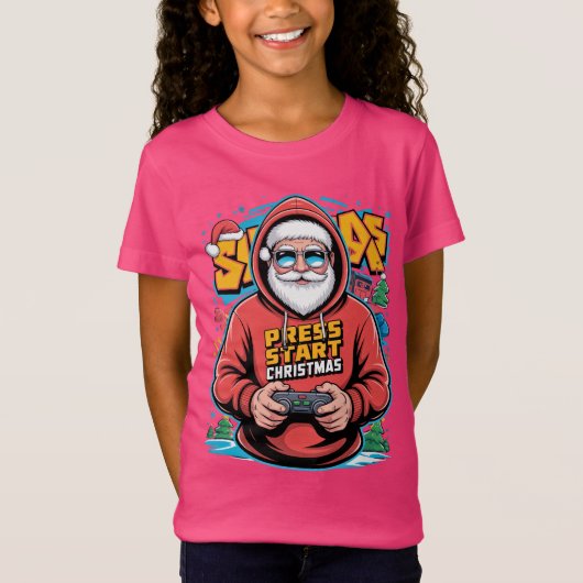 Gamer Christmas Gifts for Console Lovers T-Shirt (Vorderseite)