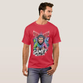 Gamer Christmas Gifts Gamer Mode On Holiday Gaming T-Shirt (Vorne ganz)