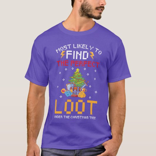 Gamer Christmas lustig T-Shirt (Vorderseite)
