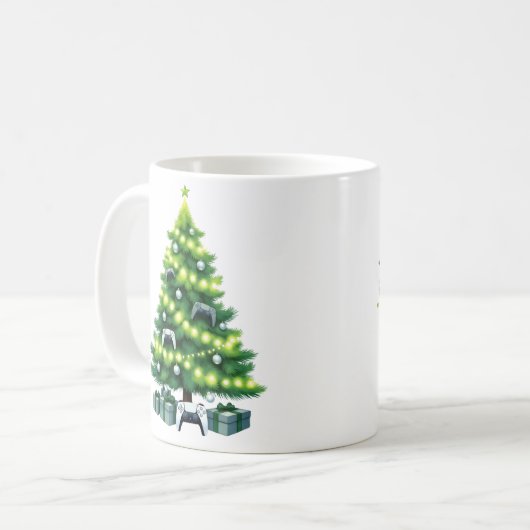 Gamer Christmas Mug Kaffeetasse (Vorderseite Links)