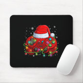 Gamer Christmas Video Game Weihnachtsmannmütze Lig Mousepad (Mit Mouse)