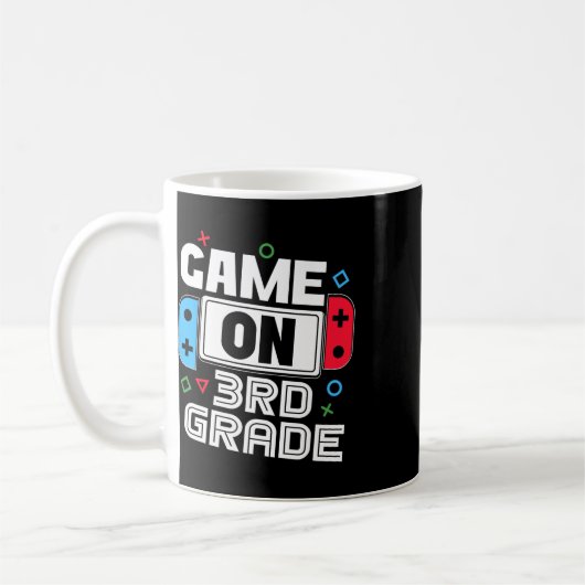 Gamer Ck To School Funny Game 3rd Grade Kids Boys Kaffeetasse (Links)