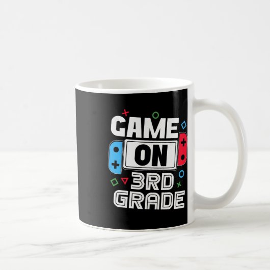 Gamer Ck To School Funny Game 3rd Grade Kids Boys Kaffeetasse (Rechts)