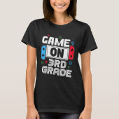 Gamer Ck To School Funny Game 3rd Grade Kids Boys T-Shirt (Vorderseite)