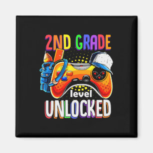 Gamer Ck To School Gamepad 2. Klasse Stufe Magnet