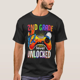 Gamer Ck To School Gamepad 2. Klassenstufe  T-Shirt