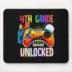 Gamer Ck To School Gamepad 4. Vierte Klassenstufe Mousepad