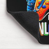 Gamer Ck To School Gamepad 4th Fourth Grade Level Mousepad (Ecke)