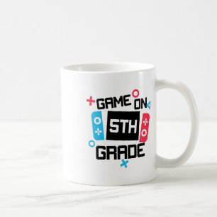 Gamer Ck Zur Schule Hemd Junge Game On Fifth 5. Kl Kaffeetasse