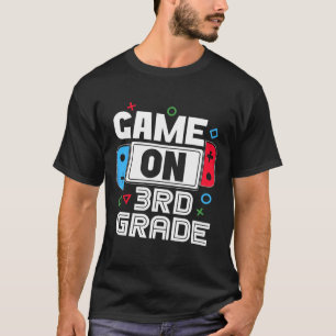 Gamer Ck Zur Schule Lustiges Spiel 3. Klasse Kinde T-Shirt