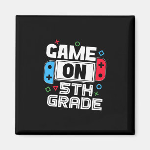 Gamer Ck Zur Schule Lustiges Spiel 5. Klasse Kinde Magnet