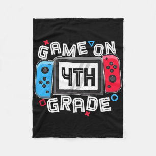 Gamer Ck Zur Schule Lustiges Spiel Für 4. Klasse K Fleecedecke