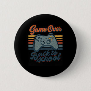 Gamer Ck Zurück Zur Schule Kinder Lehrer Game Over Button