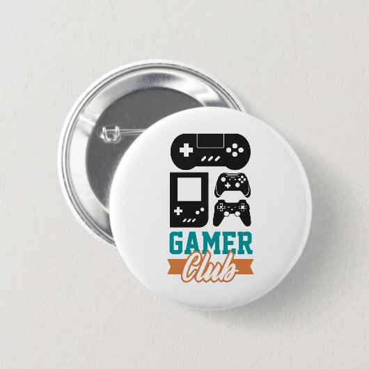 Gamer Club Button (Vorne & Hinten)