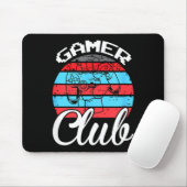 Gamer Club Funny Gaming Quotes Gift For Players  Mousepad (Mit Mouse)