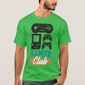 Gamer Club Videospiel Spieler Gamer Gaming Geschen T-Shirt