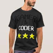 GAMER  CODER Gaming  Coding  T-Shirt (Vorderseite)