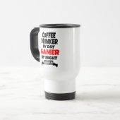 Gamer Coffee Drinker Reisebecher (Vorderseite Links)