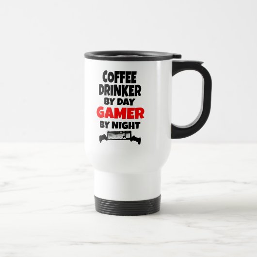 Gamer Coffee Drinker Reisebecher (Rechts)