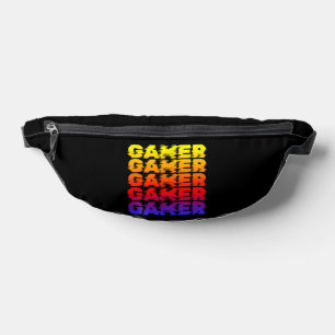Gamer Colorful Typografy Gaming Bauchtasche