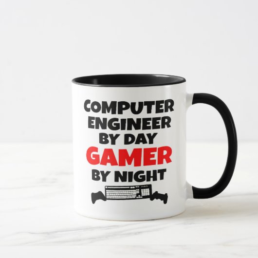 Gamer Computer Engineer Tasse (Rechts)