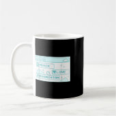 Gamer Computer Geek PC Nerd Cool Peace Liebe Badmi Kaffeetasse (Links)