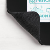 Gamer Computer Geek PC Nerd Cool Peace Liebe Badmi Mousepad (Ecke)