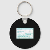 Gamer Computer Geek PC Nerd Cool Peace Liebe Badmi Schlüsselanhänger (Vorderseite)