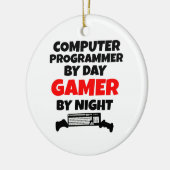 Gamer Computer Programmer Keramik Ornament (Links)