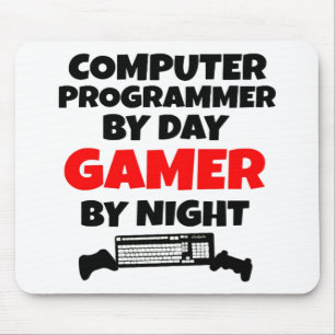 Gamer Computer Programmer Mousepad
