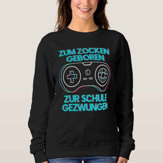 Gamer Console Gamer Nerd Videospiel Sweatshirt (Vorderseite)