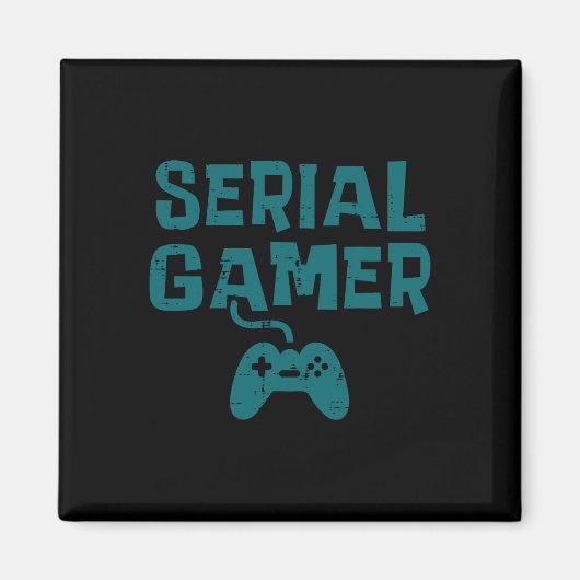 Gamer Controller Fun Gaming Video Game Lover Boys Magnet (Vorne)